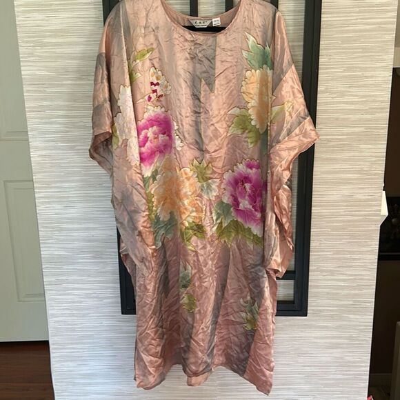 Michael Stars light weight print kimono one size - Picture 1 of 5